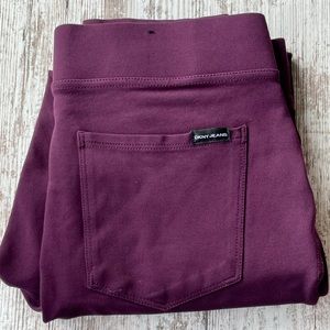 Medium DKNY stretch pants. Purple in color